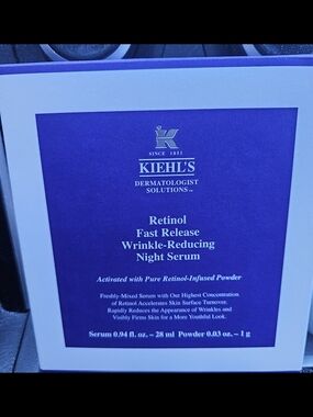 NIB Kiehl's Retinol Fast-Release Wrinkle Reducing Night Serum